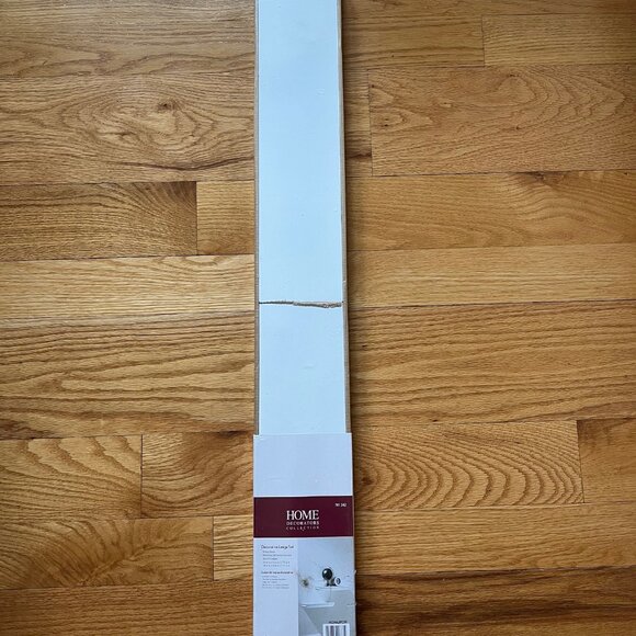 New Home Decorators Collection White Floating Shelf Set of 2 (different sizes) - Picture 2 of 2